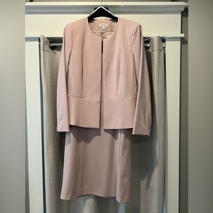 Tahari pale lavender she’ll dress with jacket.  Excellent condition